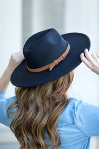 Wide Brim Panama Fedora Hat