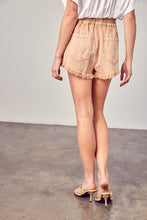 Load image into Gallery viewer, Wide Waistband Destroyed Frayed Denim Shorts
