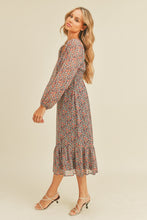 Load image into Gallery viewer, Floral Print Midi Dress
