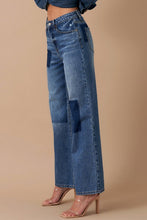 Load image into Gallery viewer, Relaxed Wide Leg Patchwork Jeans
