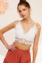 Load image into Gallery viewer, Crochet Lace Bralette Top
