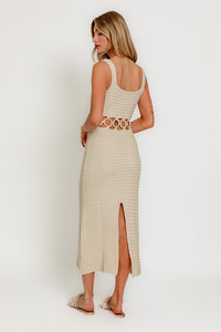 Sassy Crochet Midi Dress