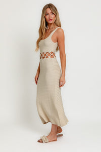 Sassy Crochet Midi Dress