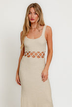 Load image into Gallery viewer, Sassy Crochet Midi Dress
