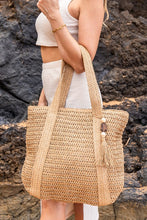 Load image into Gallery viewer, Izola Carry All Tassel Tote
