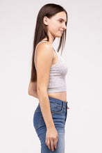 Load image into Gallery viewer, Washed Ribbed Cropped V-Neck Tank Top
