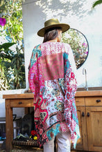 Load image into Gallery viewer, Boho Floral Patchwork Kimono
