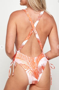 Tropical palms swimwear