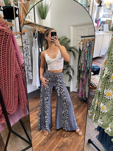 Floral boho pant