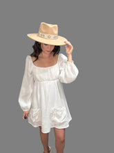 Load image into Gallery viewer, Demure babydoll dress (White)
