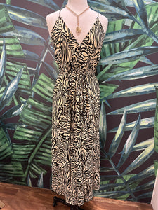 Safari magic maxi dress