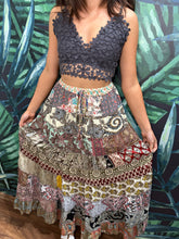 Load image into Gallery viewer, Sophia Patchwork boho skirt
