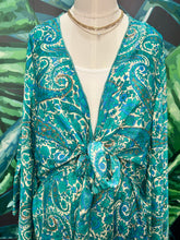 Load image into Gallery viewer, Bohemian Kimono Turquoise
